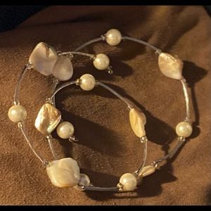 Pearl and Mother of Pearl Necklace